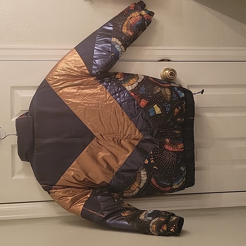 Farm Rio reversible puffer jacket, sz XS - Picture 4 of 5